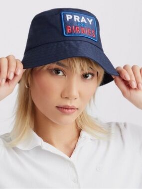 G/Fore “Pray for Birdies” 🇺🇸Red, White, and Navy🇺🇸 Golf Bucket, Size L/XL, NWT